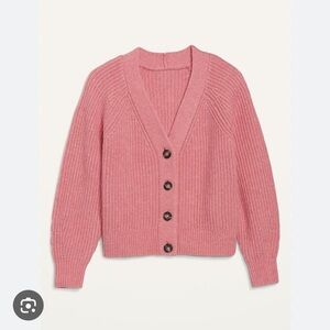 Old Navy Ribbed V-Neck Button Cardigan